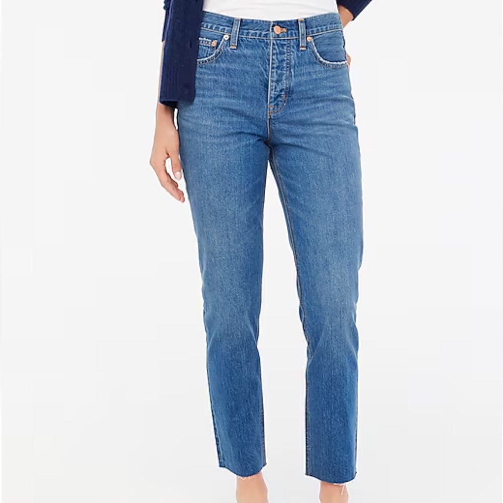J. Crew Essential Straight Jean in All-Day Stretch
